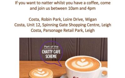 Chatter & Natter Table at Costa Coffee