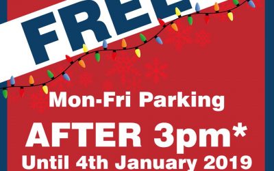 Free Weekday Parking on Entry after 3pm